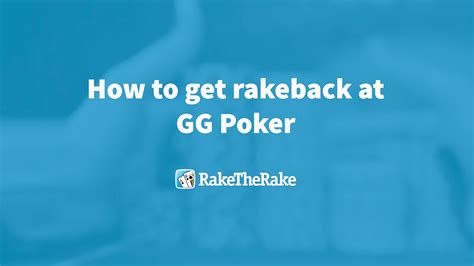lowest poker rakeback